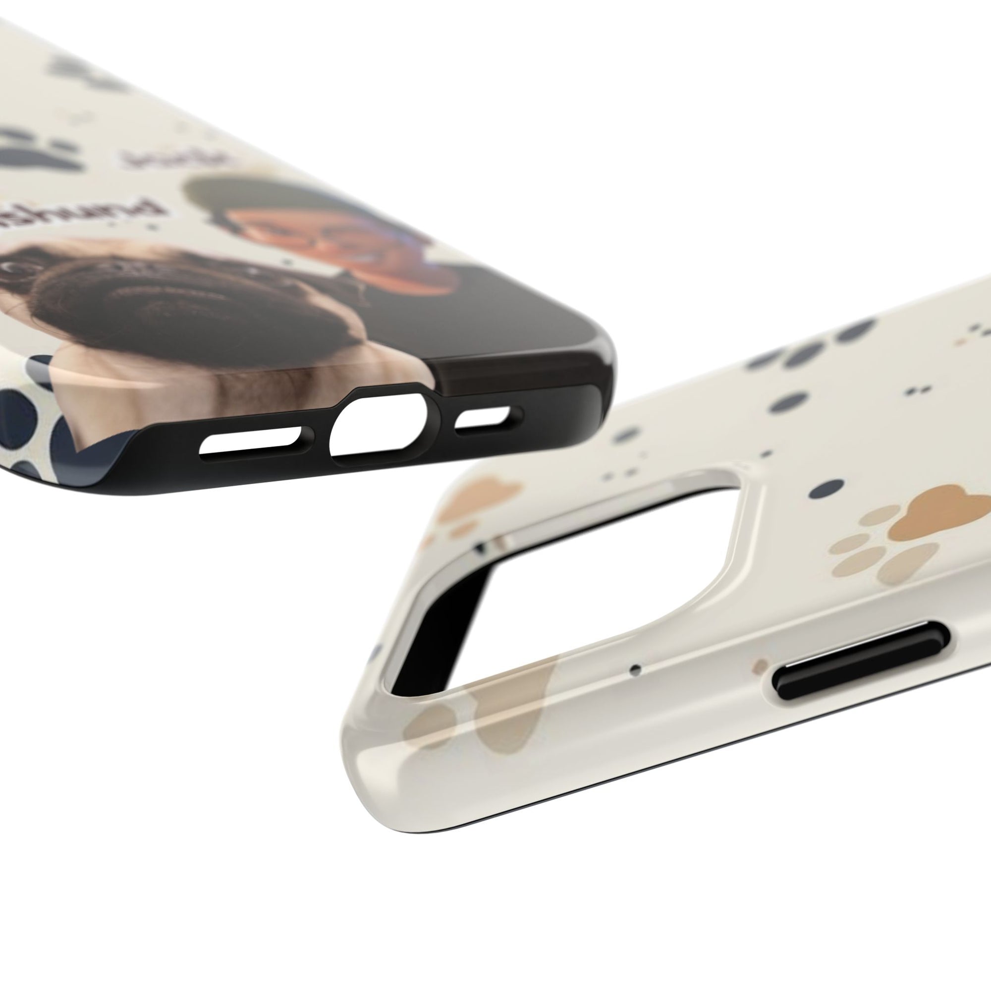Custom Pet & Owner Photo Phone Case