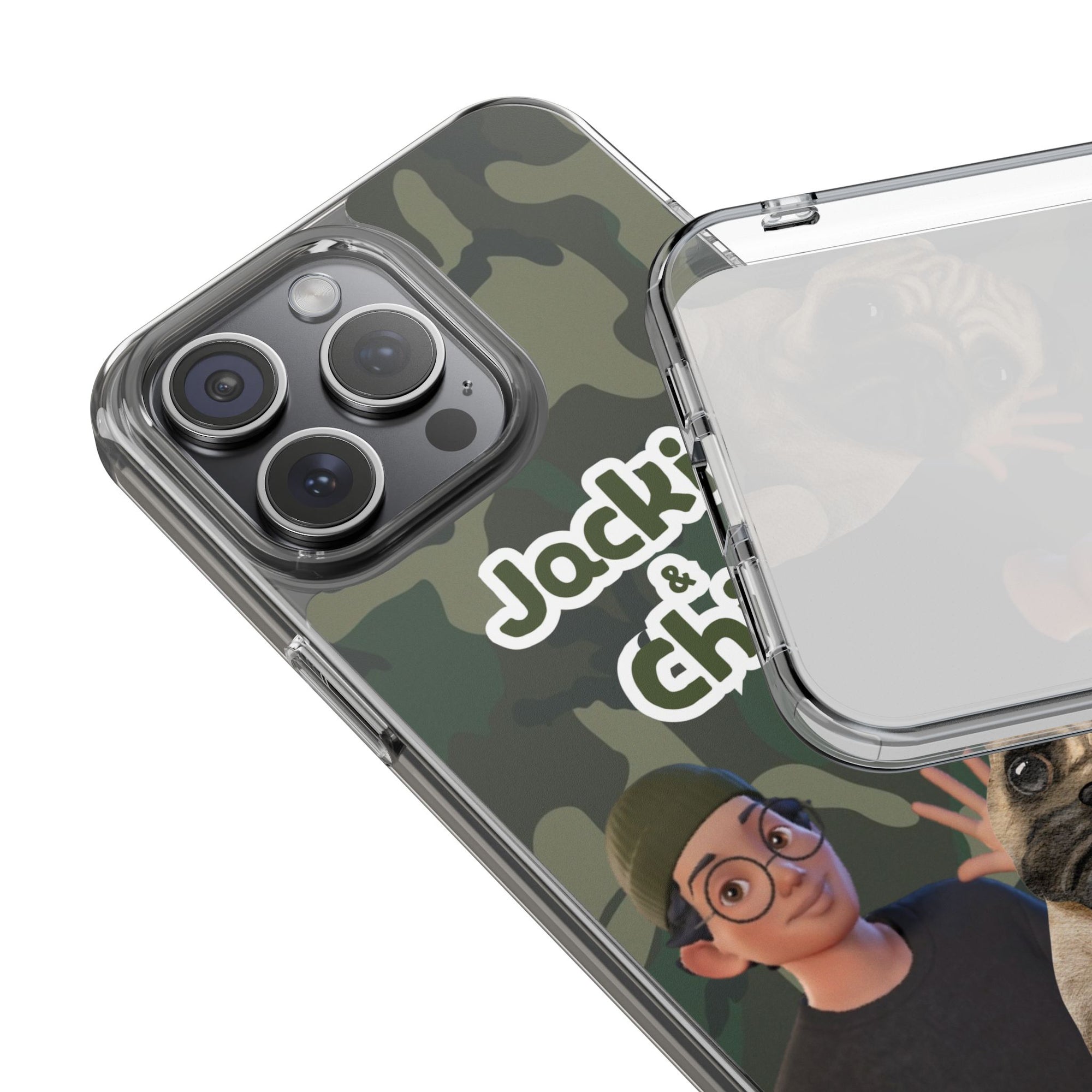 Daily Edition - Camo Design - 1 Pet - Personalized Phone Case For Pets And Owner