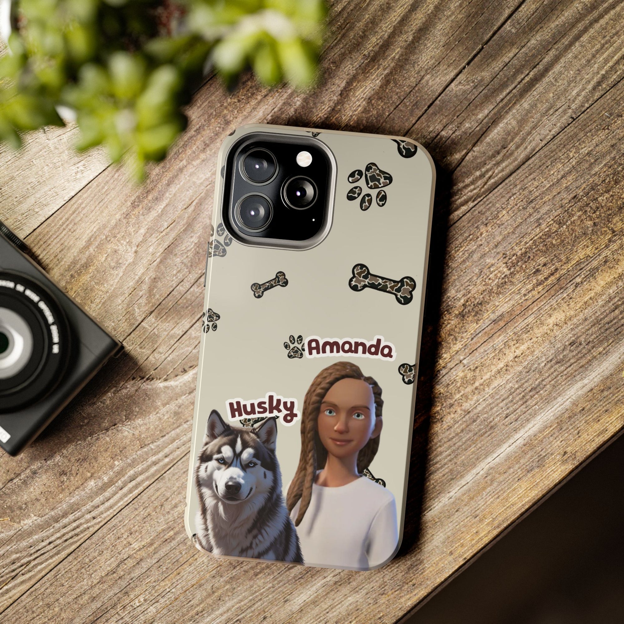 Camo Edition - Custom Pet & Owner Photo Phone Case