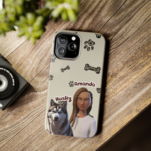 Camo Edition - Custom Pet & Owner Photo Phone Case