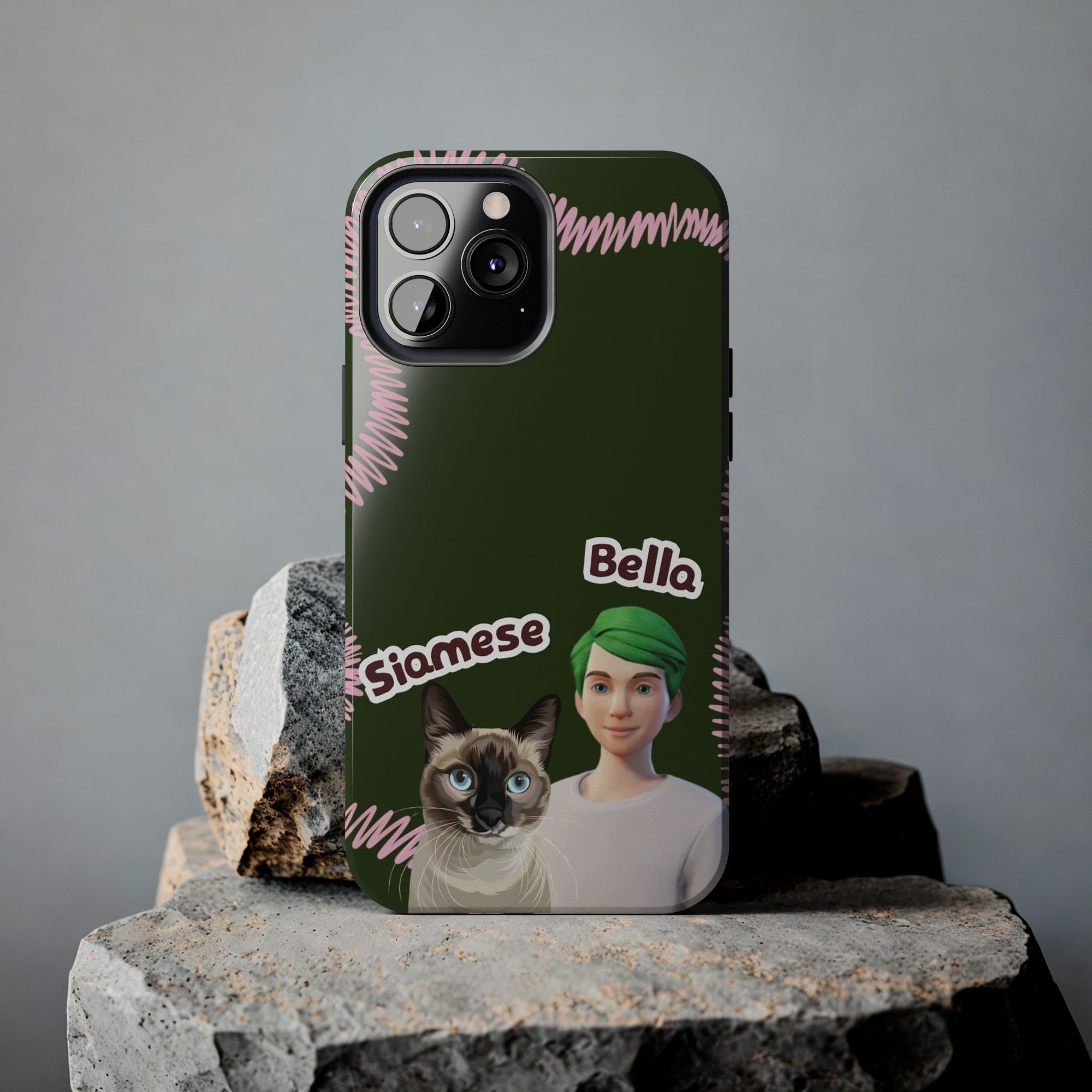 Daily Edition - Custom Pet & Owner Photo Phone Case