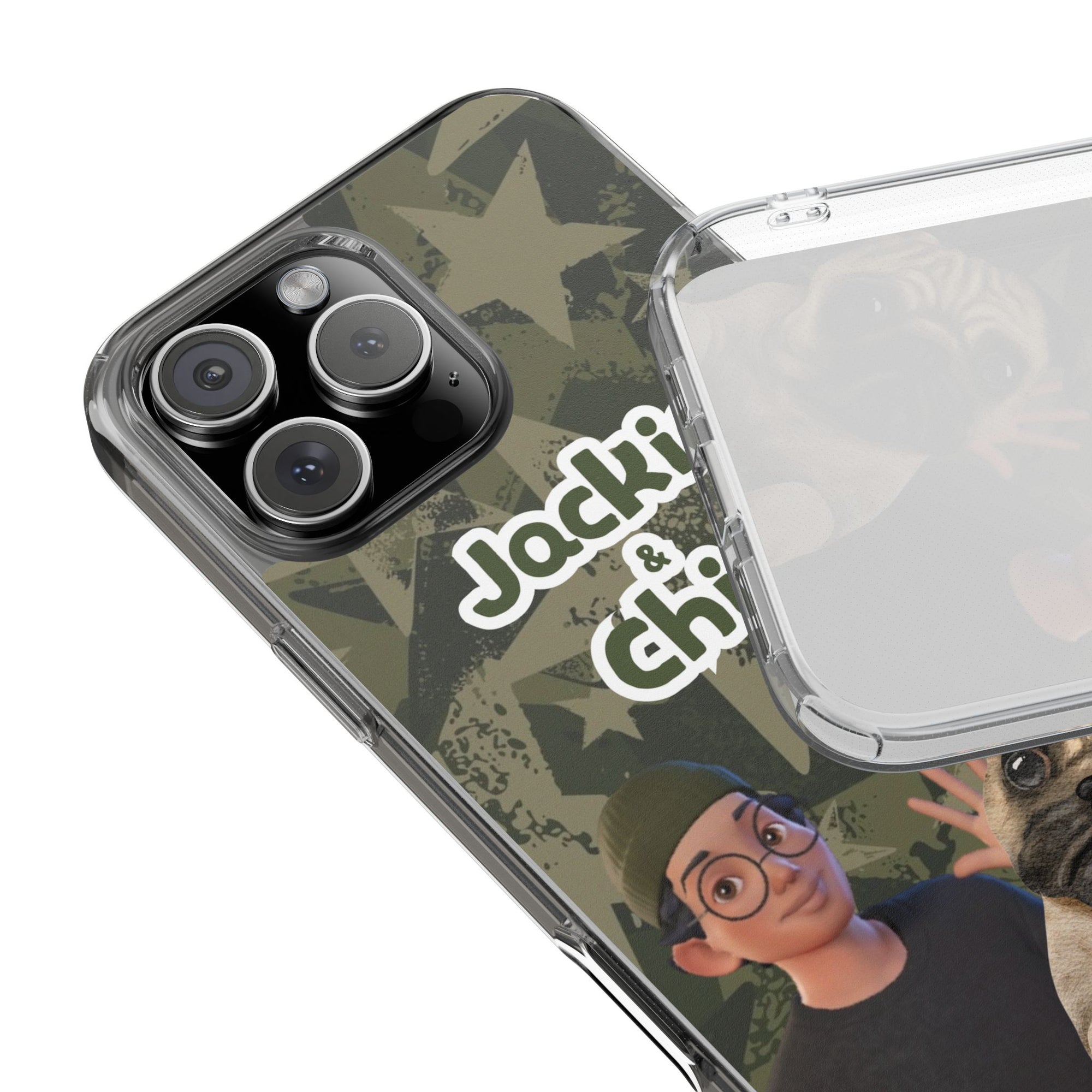 Daily Edition - Star Design - 1 Pet - Personalized Phone Case For Pets And Owner