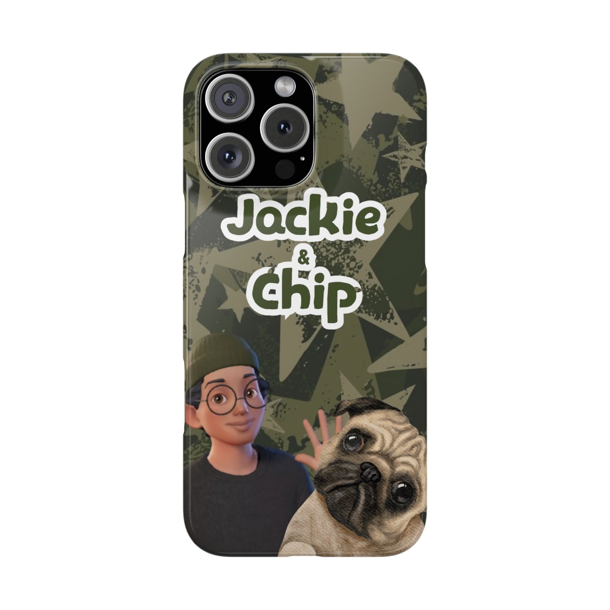 Daily Edition - Star Design - 1 Pet - Personalized Phone Case For Pets And Owner