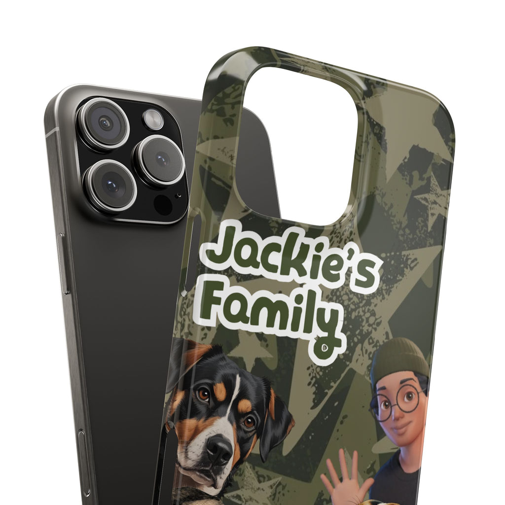 Daily Edition - Star Design - 3 Pets - Personalized Phone Case For Pets And Owner