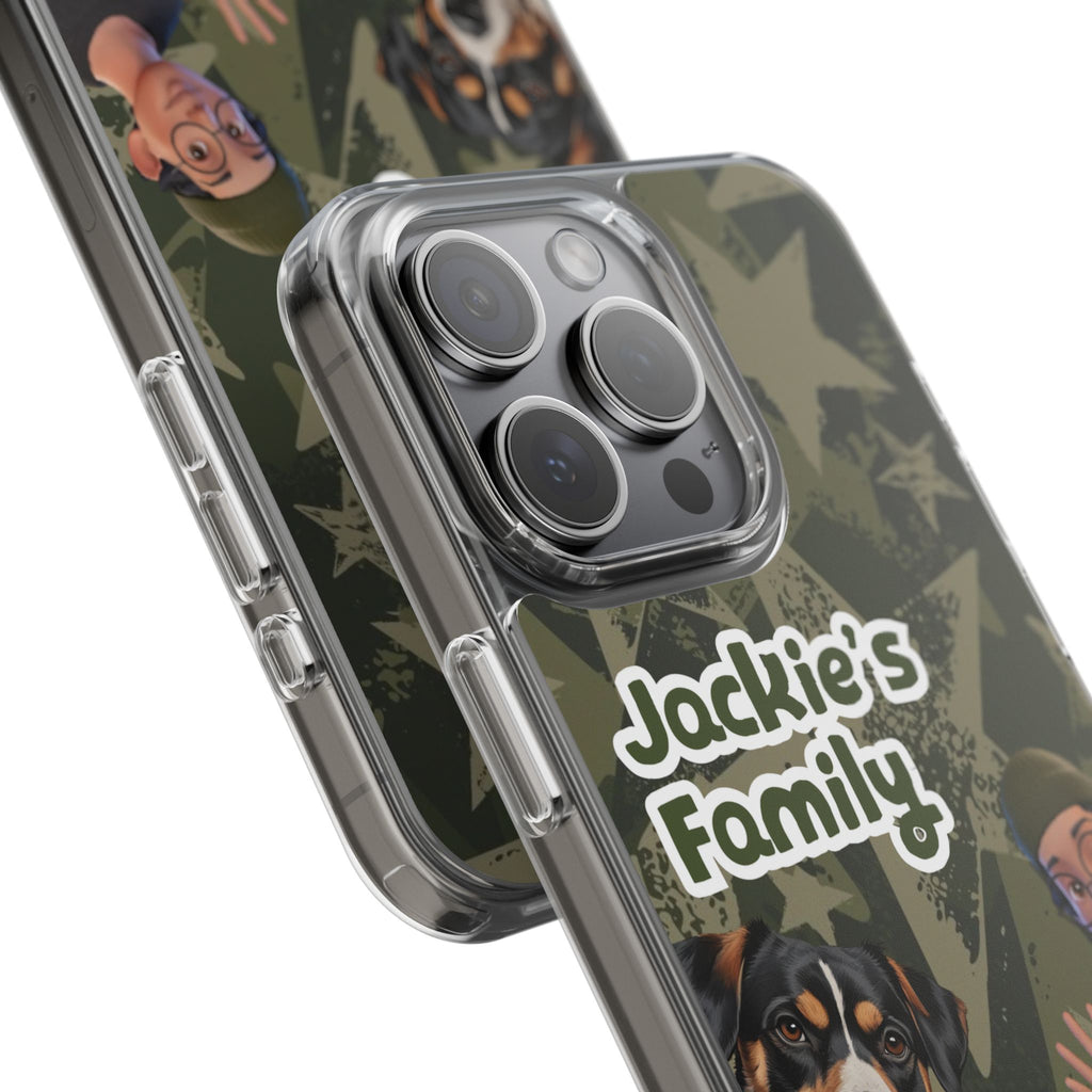 Daily Edition - Star Design - 3 Pets - Personalized Phone Case For Pets And Owner