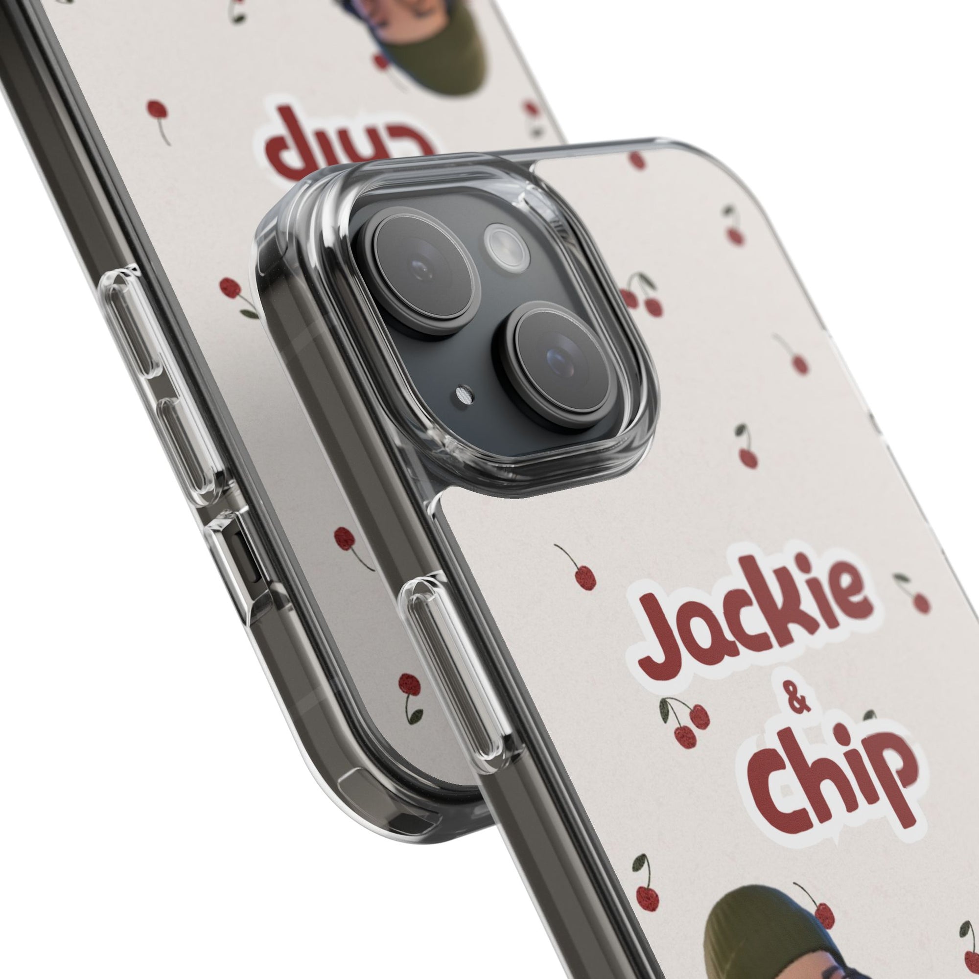 Daily Edition - Cherry Design - 1 Pet - Personalized Phone Case For Pets And Owner