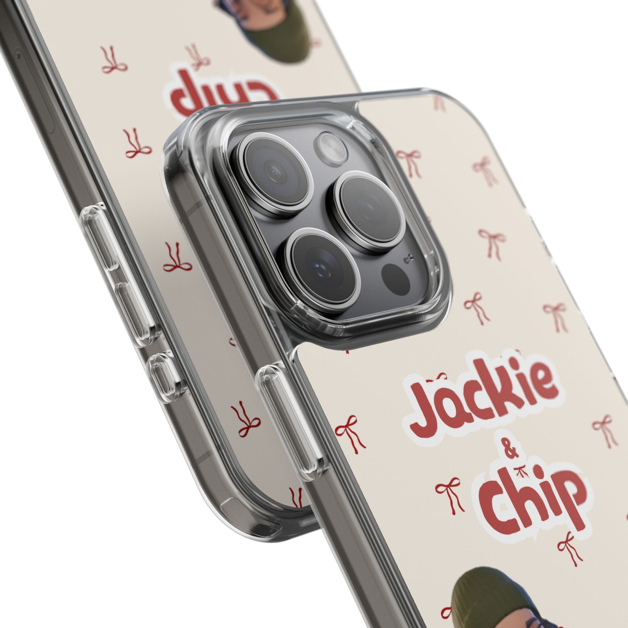 Daily Edition - Bow Design - 1 Pet - Personalized Phone Case For Pets And Owner
