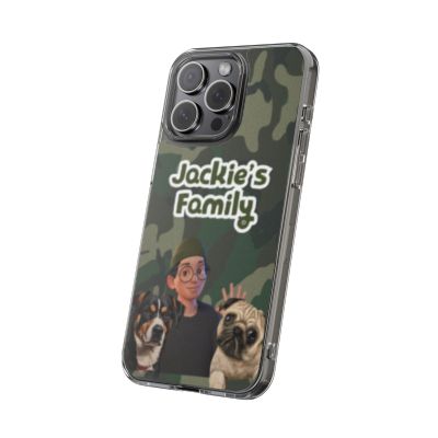 Daily Edition - Camo Design - 2 Pets - Personalized Phone Case For Pets And Owner
