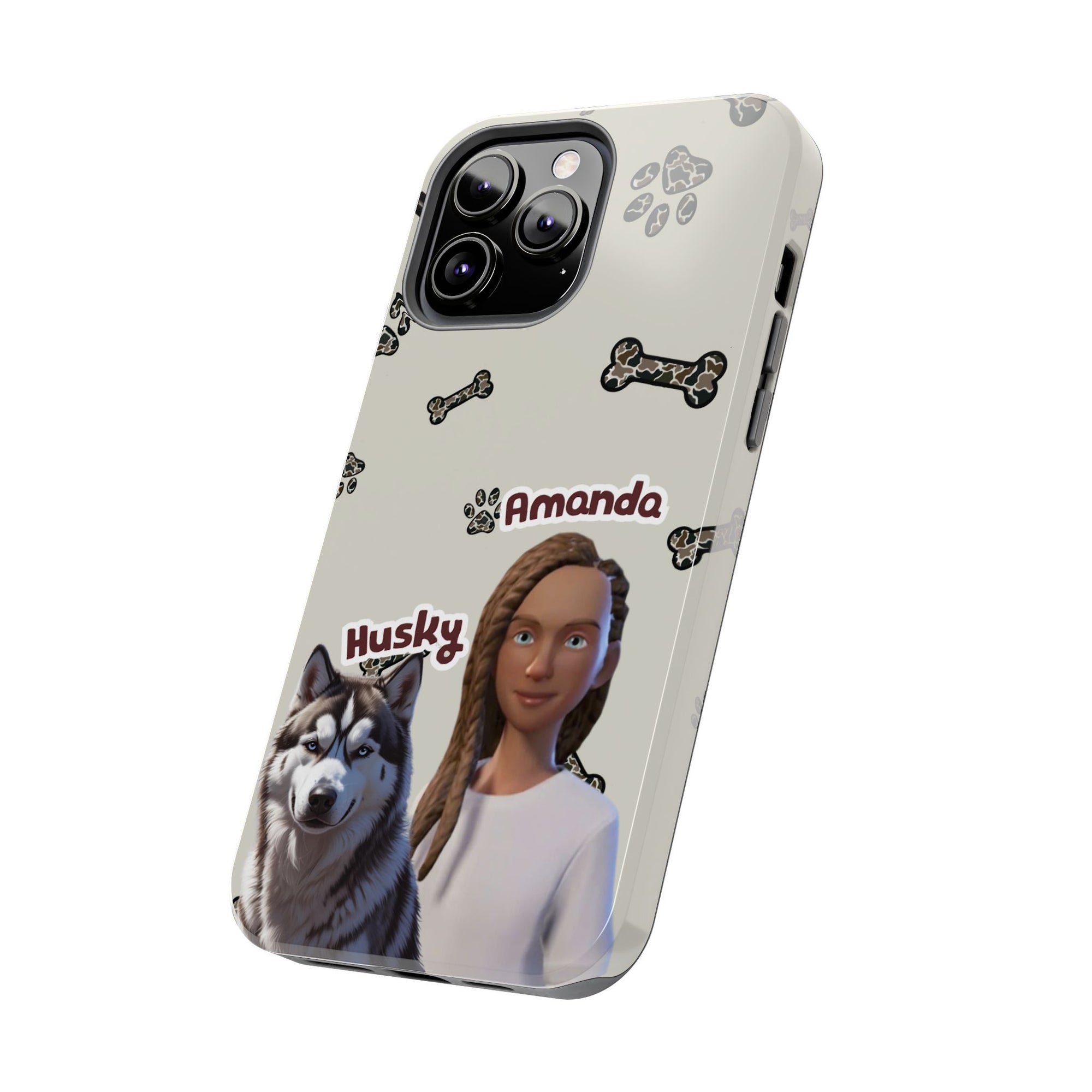 Camo Edition - Custom Pet & Owner Photo Phone Case