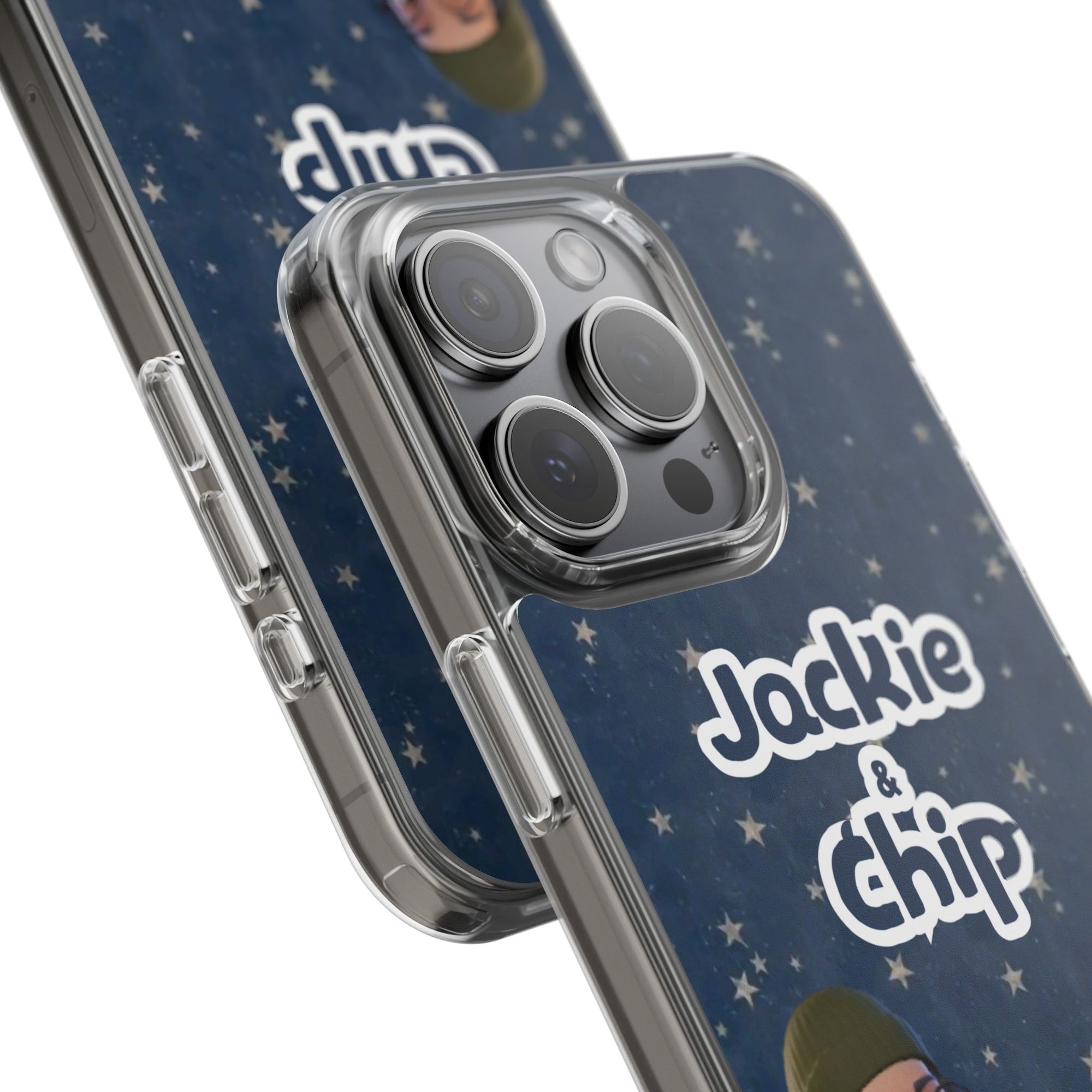 Daily Edition - Night Stars Design - 1 Pet - Personalized Phone Case For Pets And Owner
